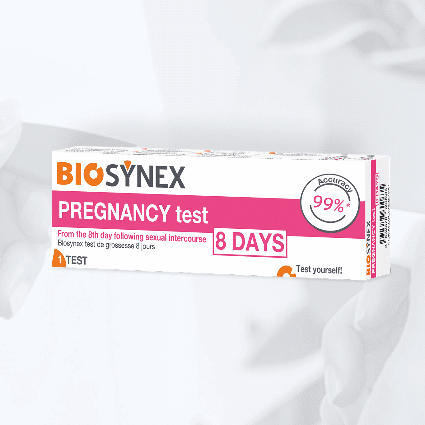 8 days Self Test BIOSYNEX